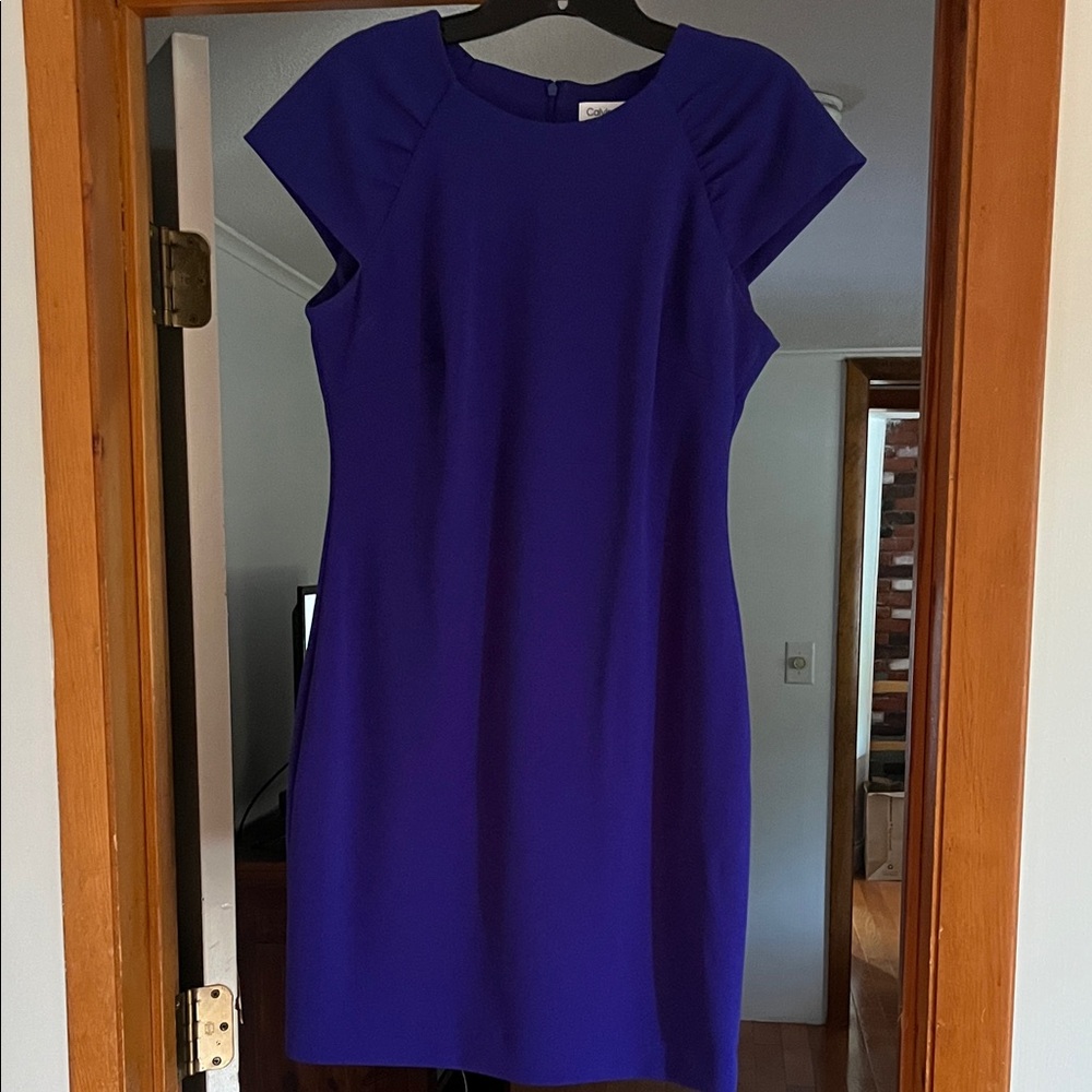 Calvin Klein Royal Blue Mini Dress